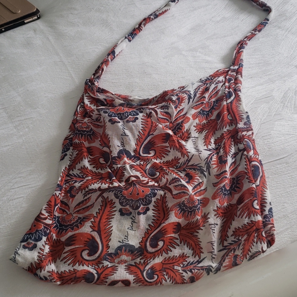 Free people cloth beach bag